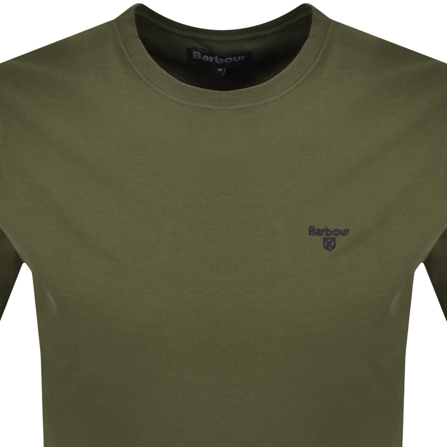 Image number 2 for Barbour Sports T Shirt Green