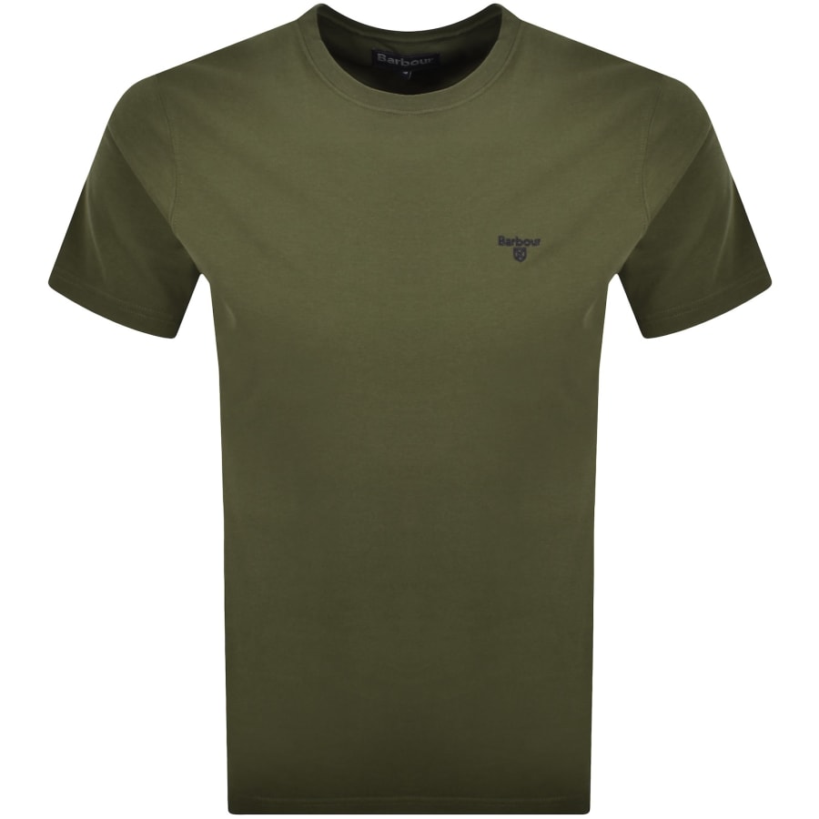 Image number 1 for Barbour Sports T Shirt Green