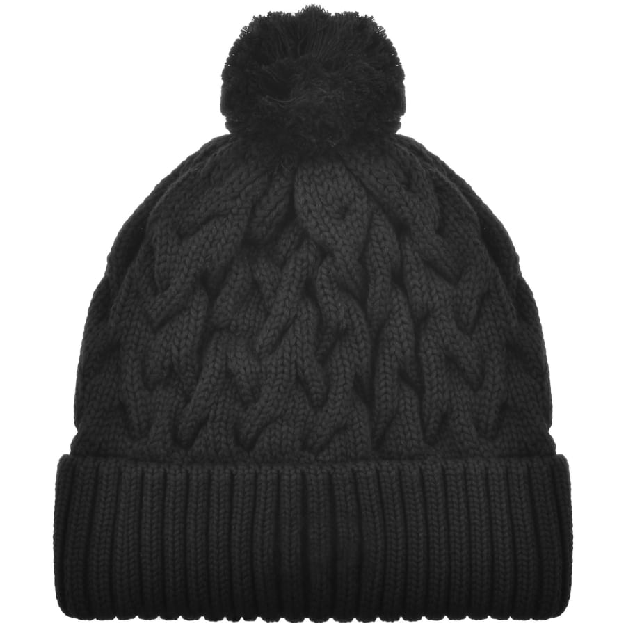 Image number 2 for Barbour International Drift Cable Beanie Black