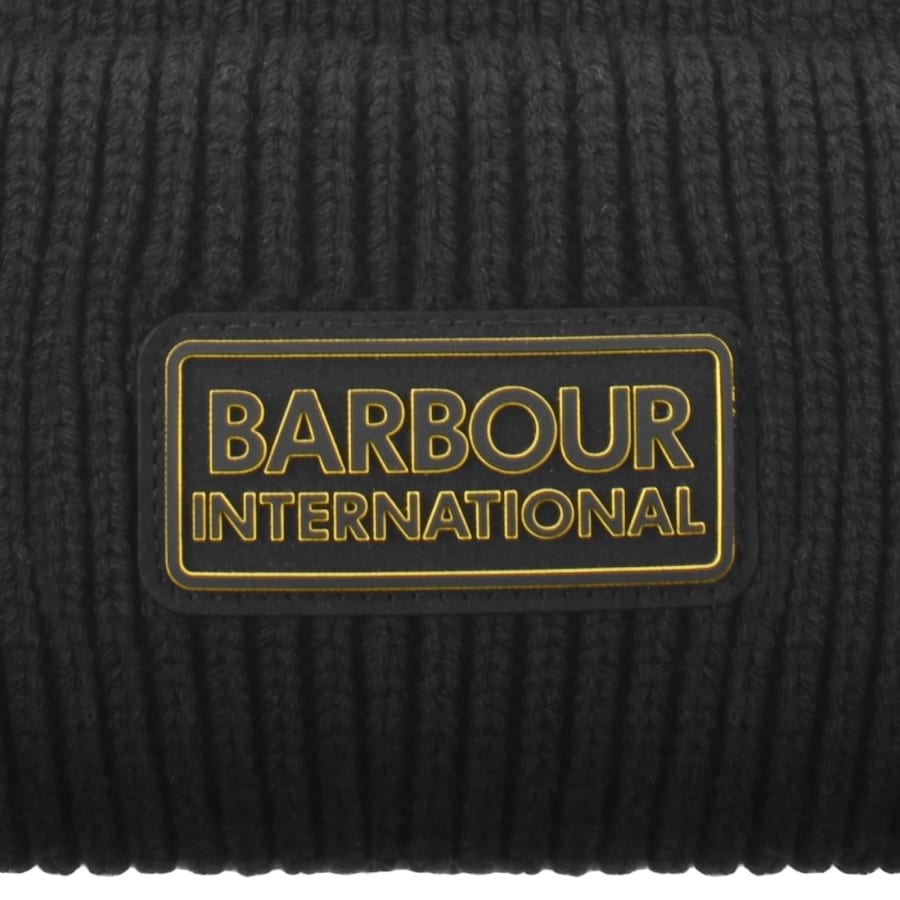 Image number 3 for Barbour International Flex Beanie Black