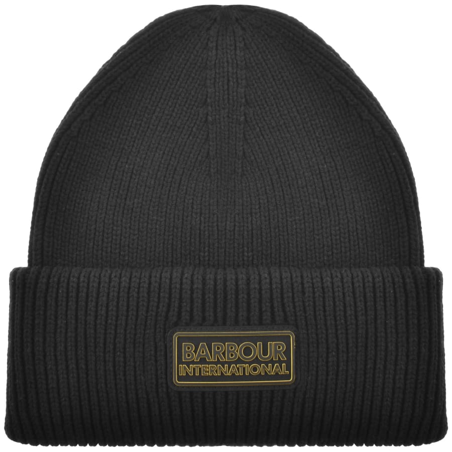 Image number 1 for Barbour International Flex Beanie Black