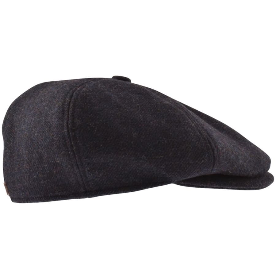 Image number 1 for Barbour Claymore Bakerboy Hat Navy