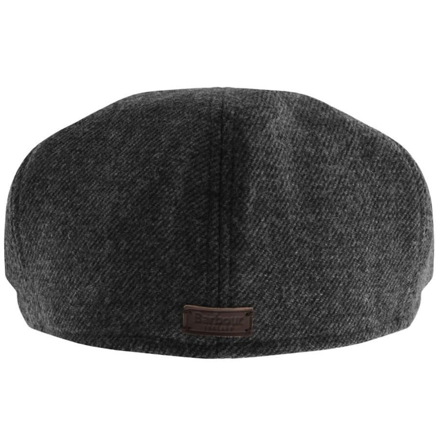Image number 3 for Barbour Claymore Bakerboy Hat Charcoal Grey