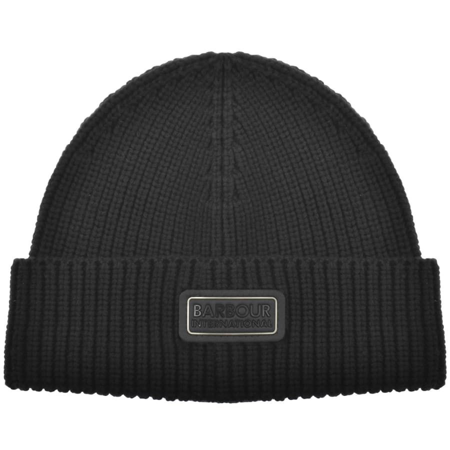 Image number 2 for Barbour International Beanie And Scarf Black