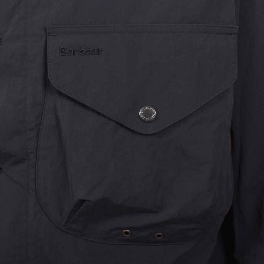 Image number 3 for Barbour Jig Showerproof Jacket Navy