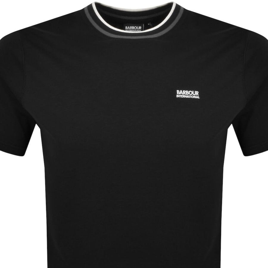 Image number 2 for Barbour International Buxton T Shirt Black