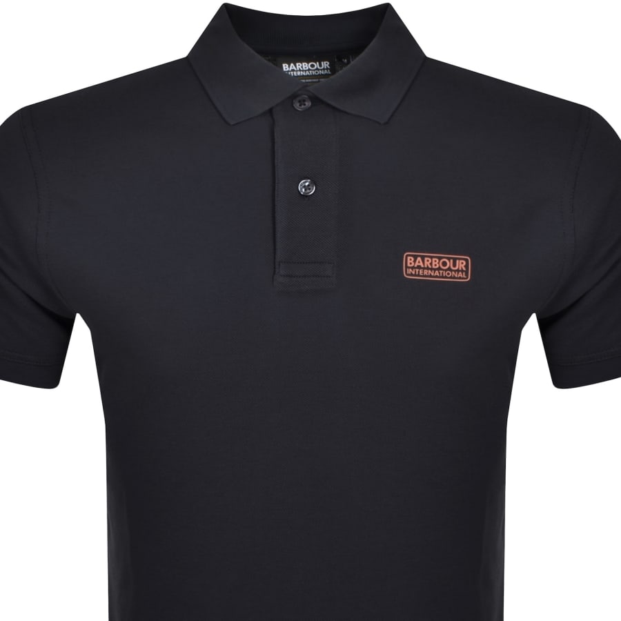 Image number 2 for Barbour International Essential Polo T Shirt Navy