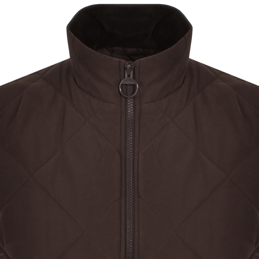 Image number 2 for Barbour City Chelsea Quilted Gilet Brown