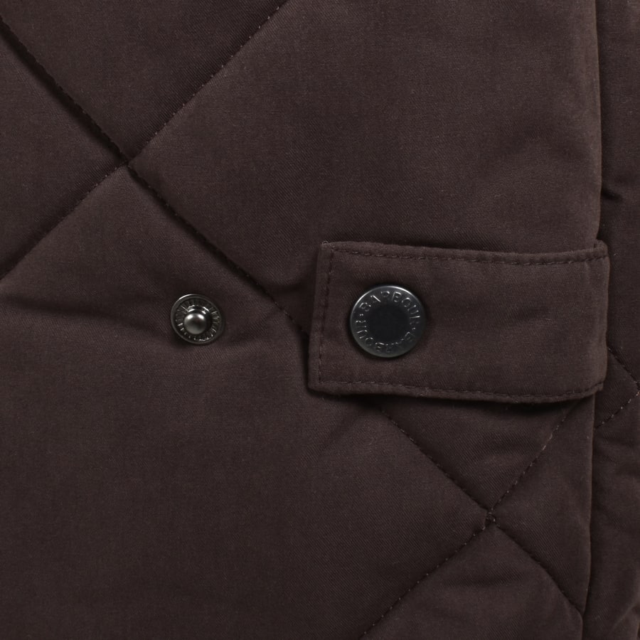 Image number 5 for Barbour City Chelsea Quilted Gilet Brown