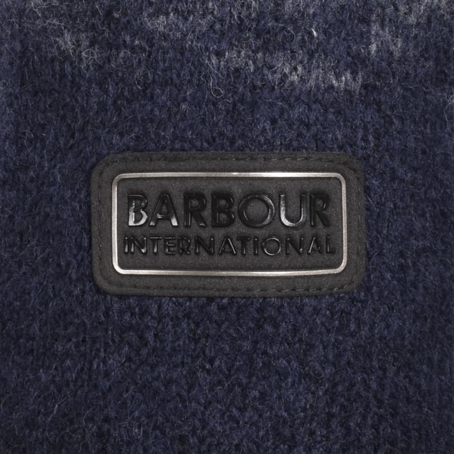 Image number 4 for Barbour International Knitted Jumper Black