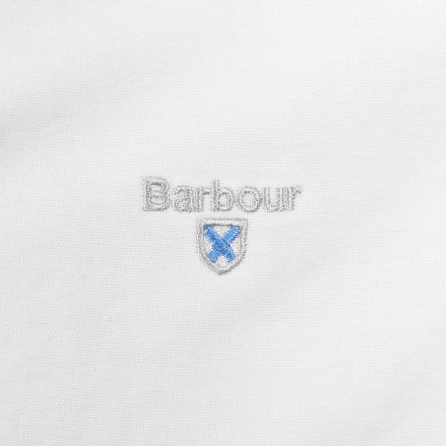 Image number 3 for Barbour Long Sleeved Oxtown Shirt White