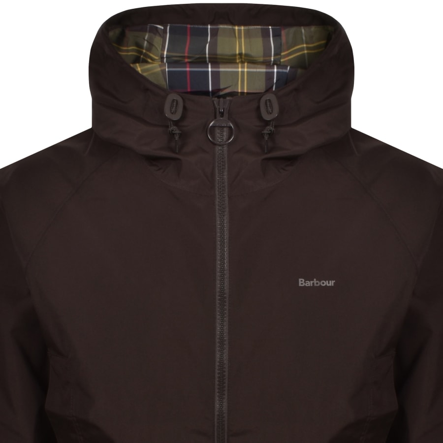 Image number 2 for Barbour Domus Waterproof Jacket Brown