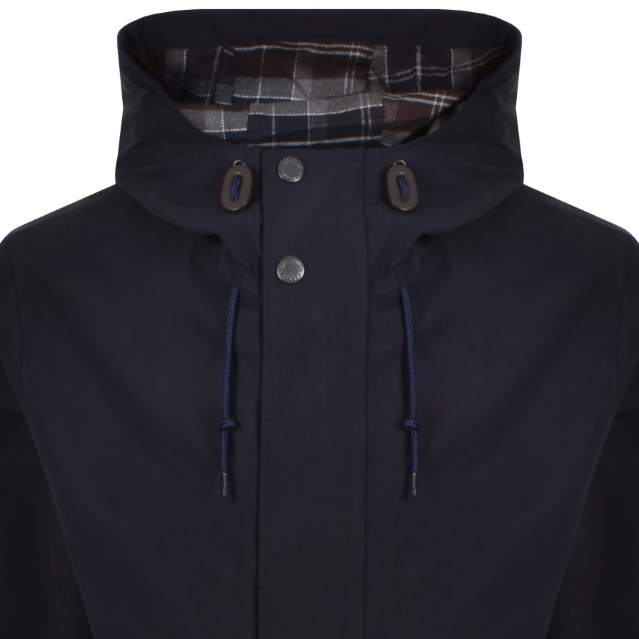 Image number 2 for Barbour Lorden Waterproof Mac Navy