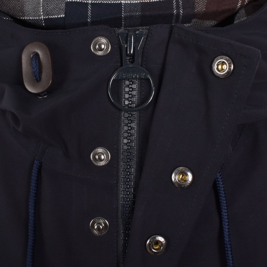 Image number 4 for Barbour Lorden Waterproof Mac Navy