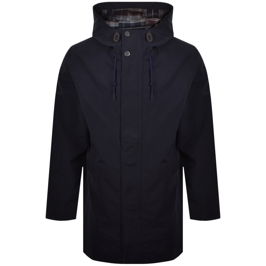 Image number 1 for Barbour Lorden Waterproof Mac Navy