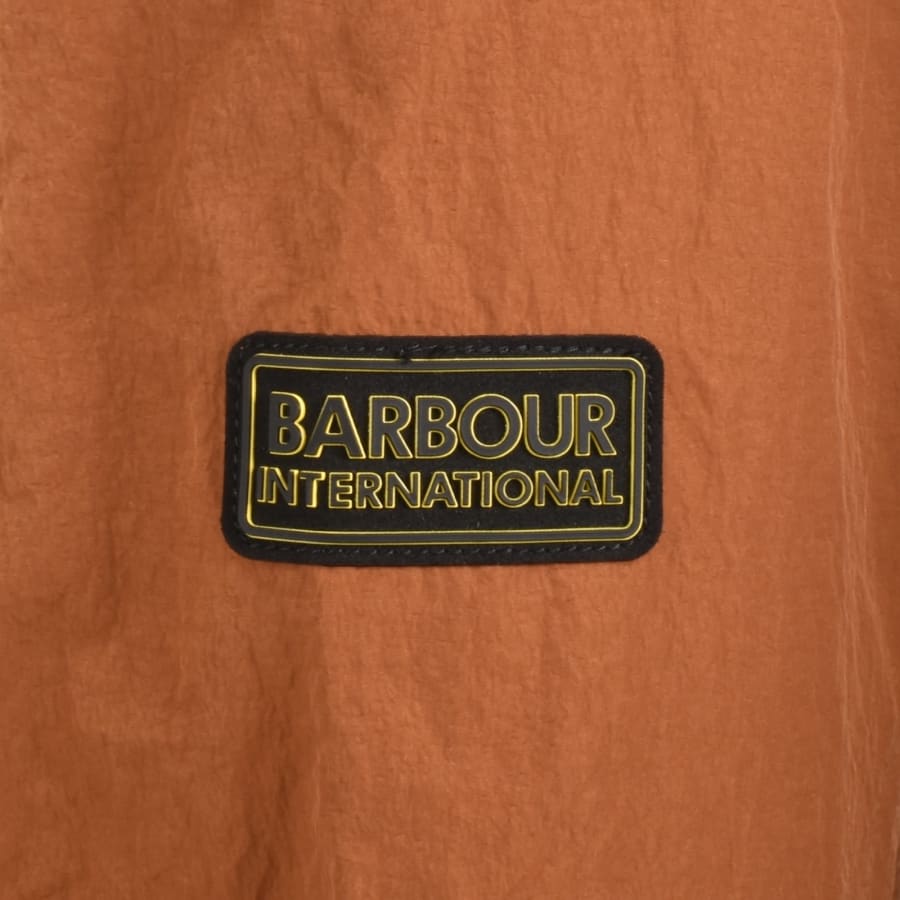 Image number 4 for Barbour International Inline Overshirt Orange