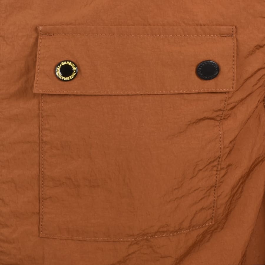 Image number 5 for Barbour International Inline Overshirt Orange