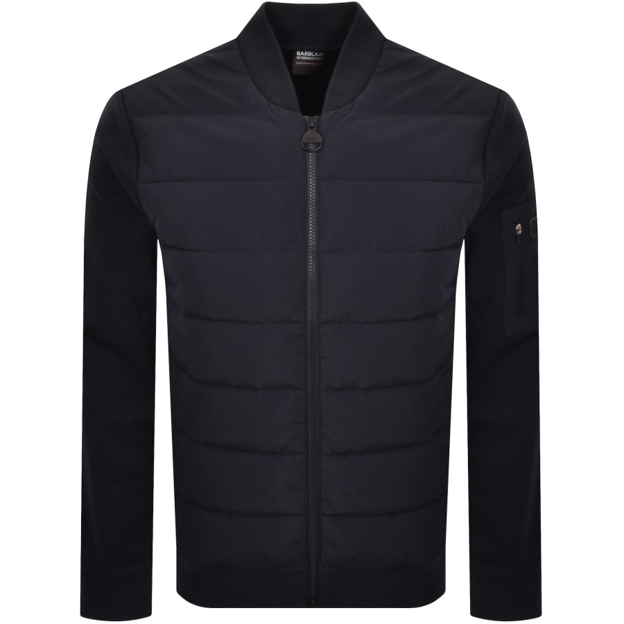 Image number 2 for Barbour International Holmes Sweatshirt Navy