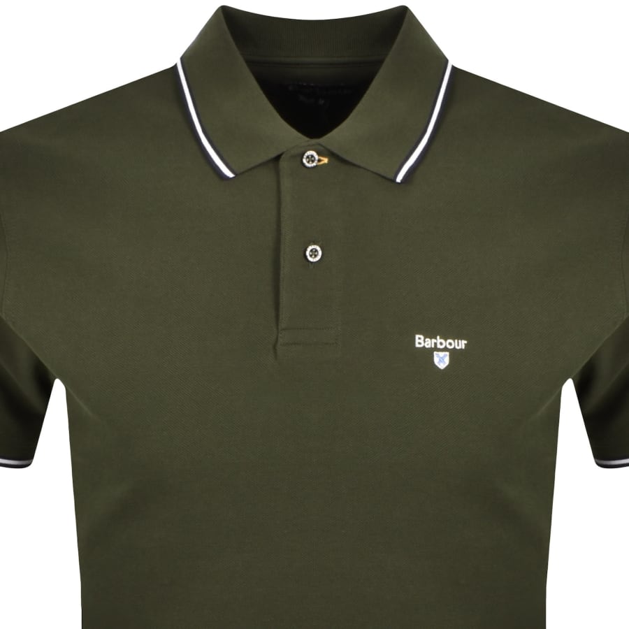 Image number 2 for Barbour Fielding Polo T Shirt Green