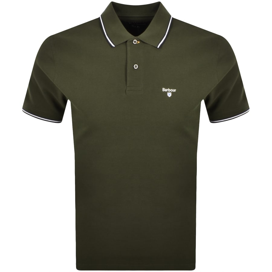 Image number 1 for Barbour Fielding Polo T Shirt Green