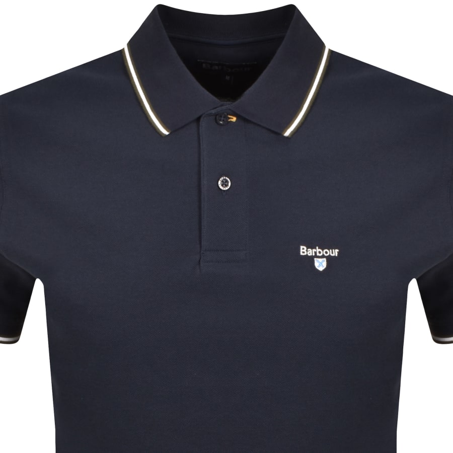 Image number 2 for Barbour Fielding Polo T Shirt Navy
