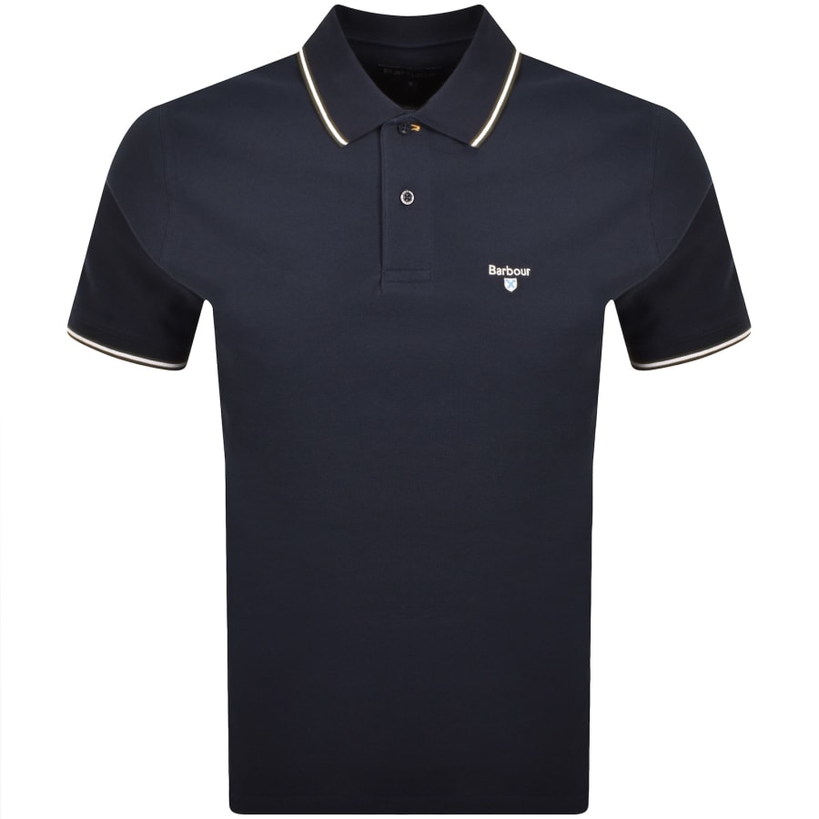 Image number 1 for Barbour Fielding Polo T Shirt Navy