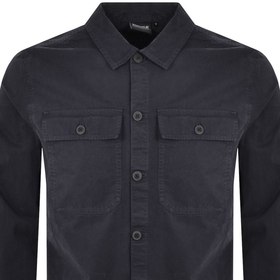 Image number 3 for Barbour International Arlo Overshirt Navy