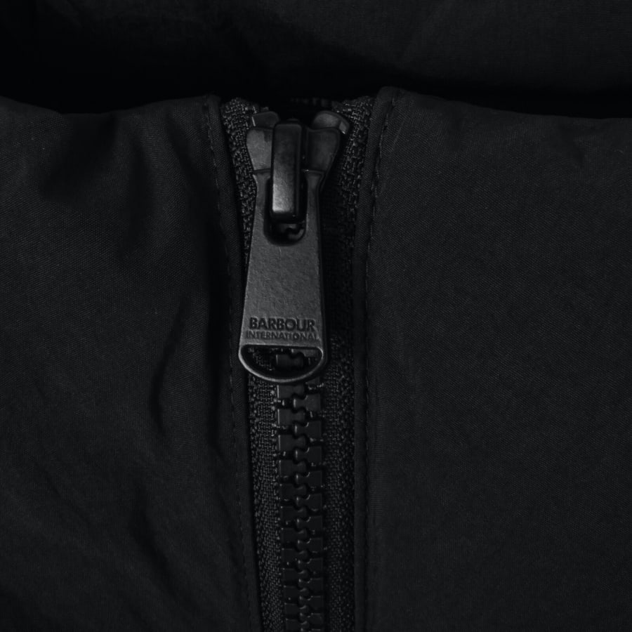 Image number 3 for Barbour International Stanley Quilted Jacket Black