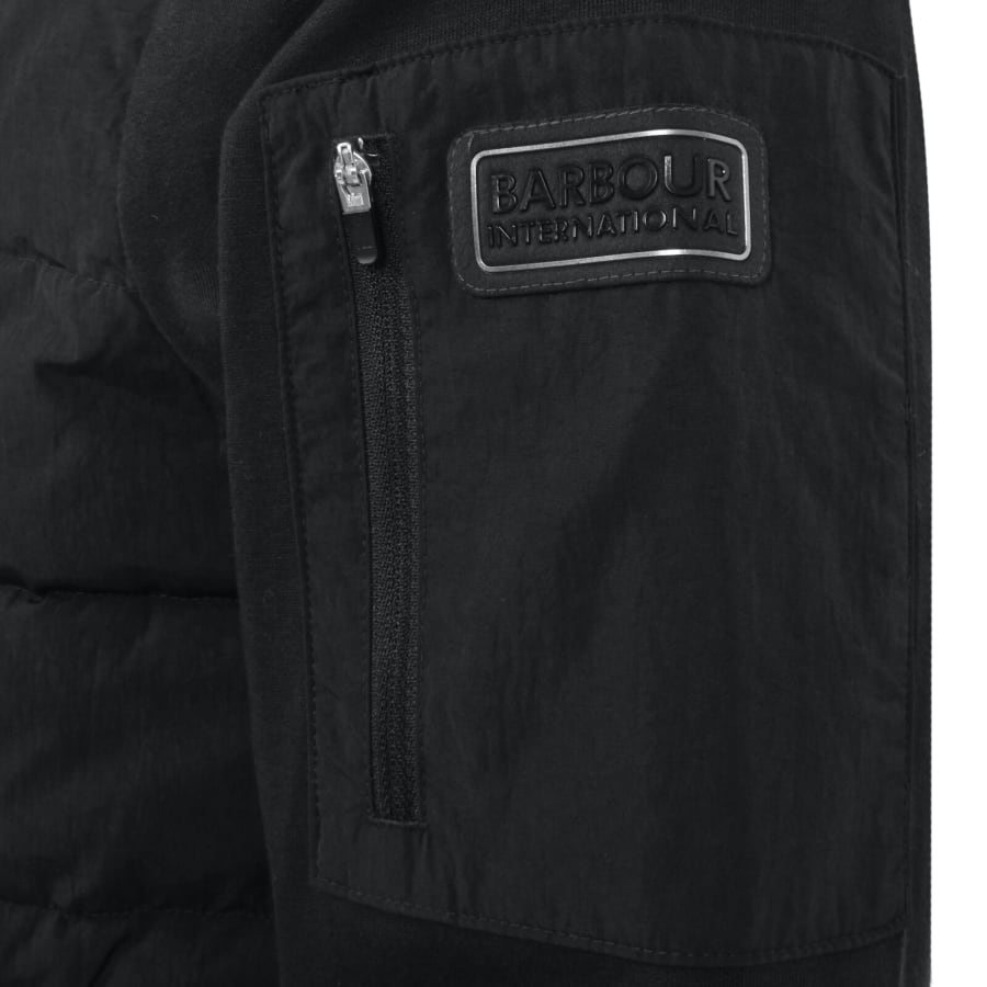 Image number 4 for Barbour International Stanley Quilted Jacket Black