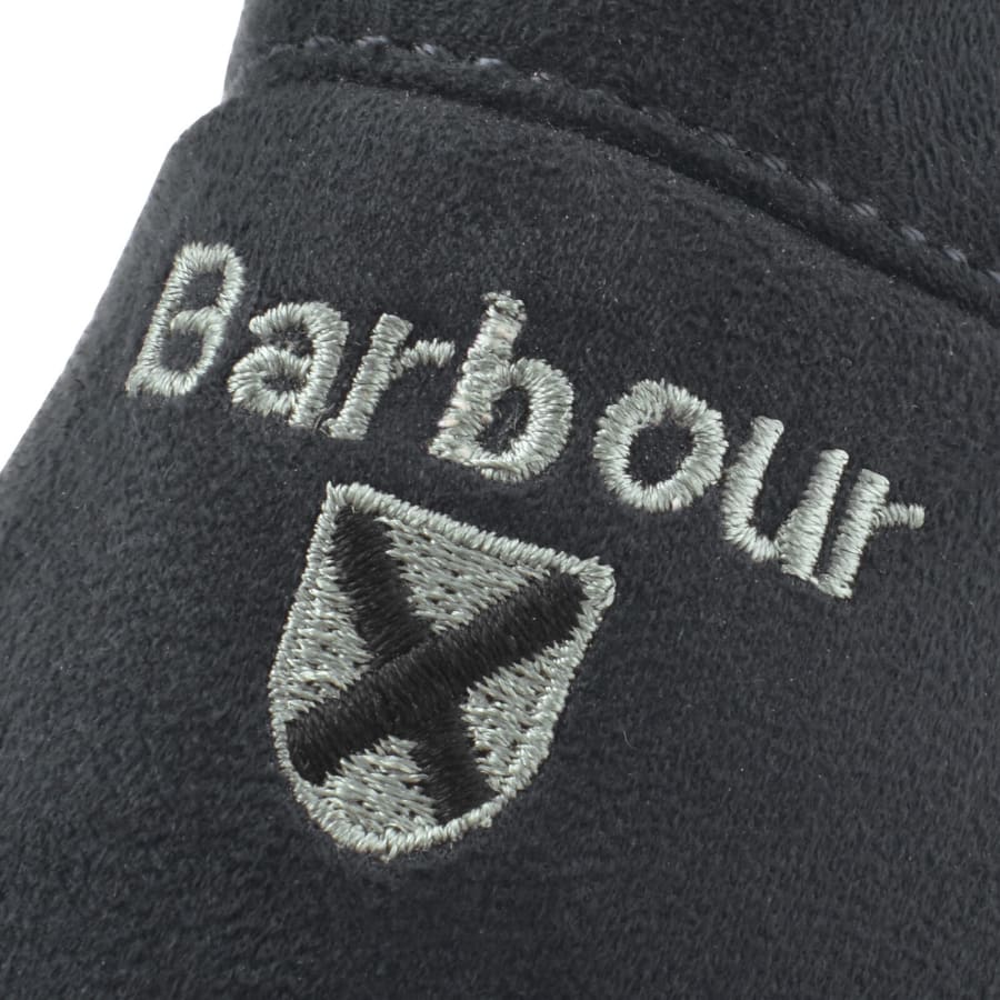 Image number 4 for Barbour Everitt Mule Slippers Navy