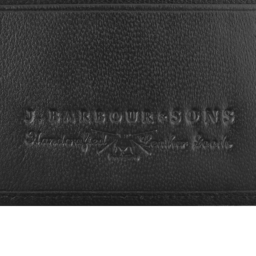 Image number 5 for Barbour Wallet And Card Holder Gift Set Black