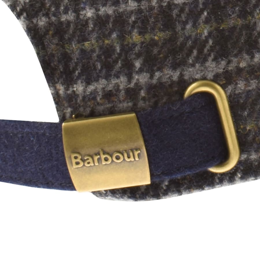 Image number 3 for Barbour Clyde Tartan Cap Navy