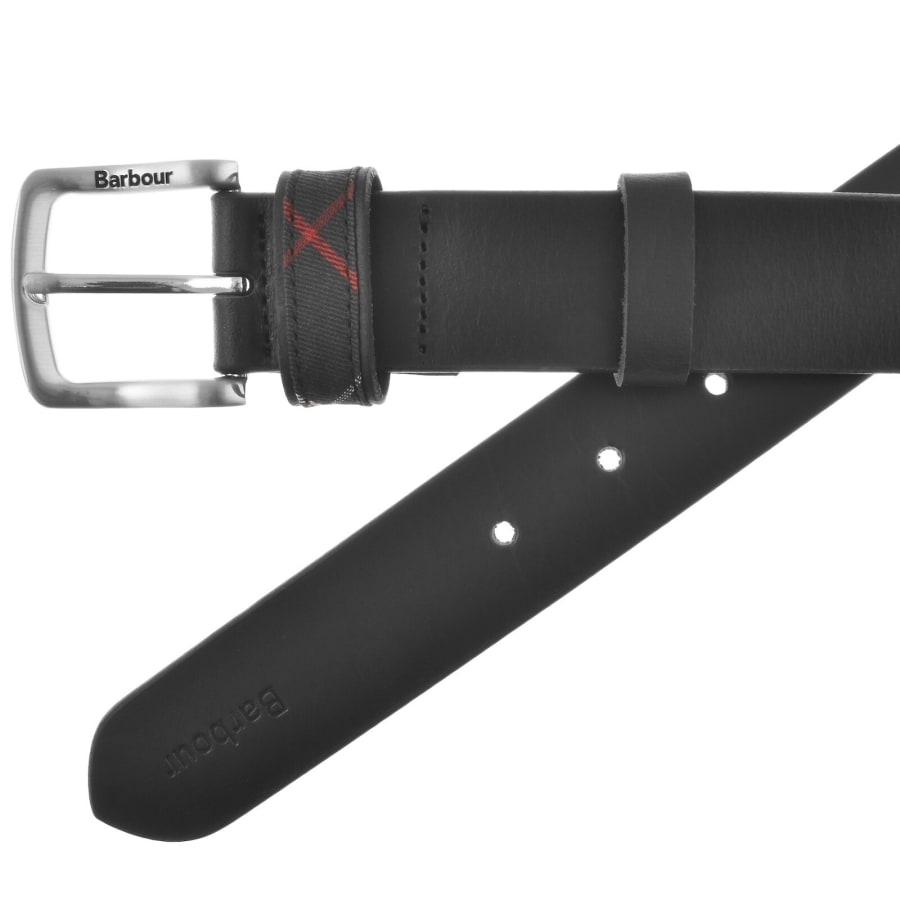 Image number 2 for Barbour Esk Leather Belt Black