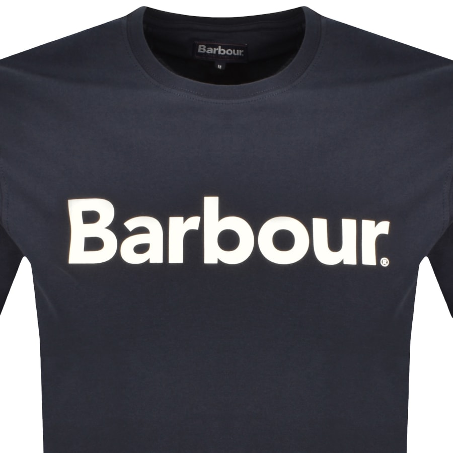 Image number 2 for Barbour Logo T Shirt Navy