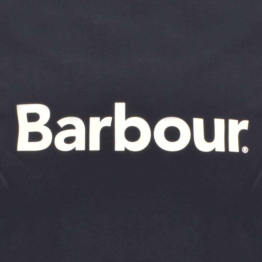 Image number 3 for Barbour Logo T Shirt Navy