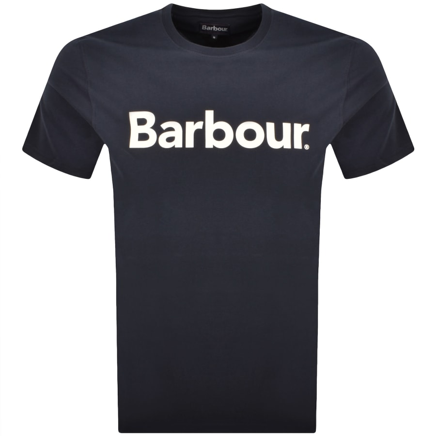 Image number 1 for Barbour Logo T Shirt Navy