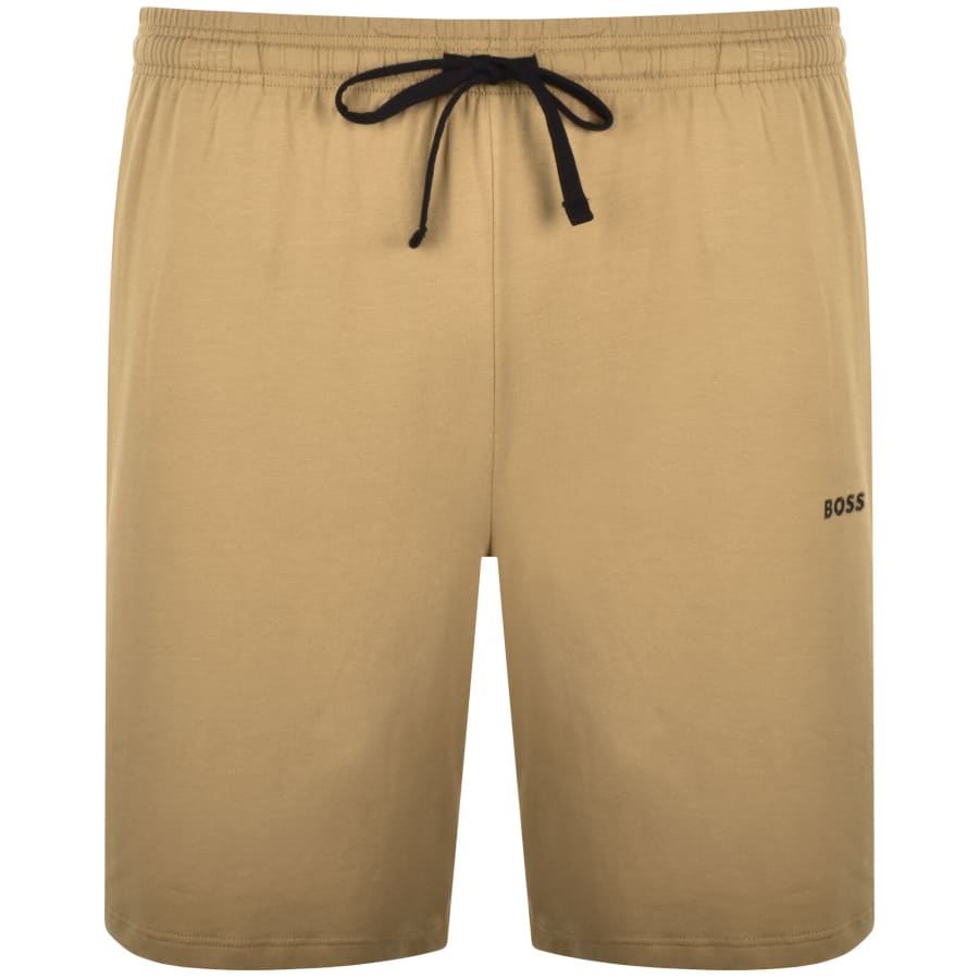 Image number 1 for BOSS Mix And Match Jersey Shorts Beige