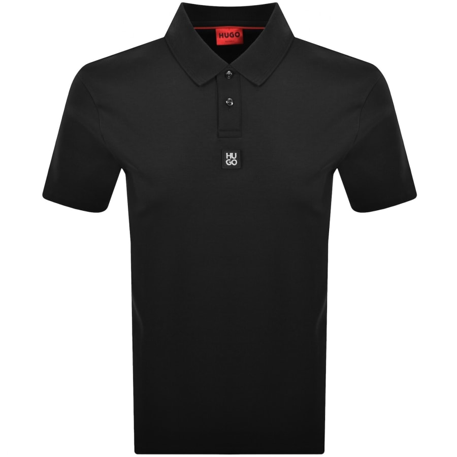 Image number 1 for HUGO Deabono Polo T Shirt Black