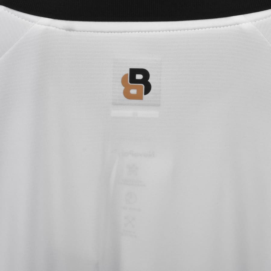 Image number 4 for BOSS Quick Dry Slim Polo T Shirt White