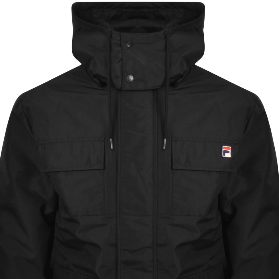 Image number 2 for Fila Liam Cargo Pockets Jacket Black