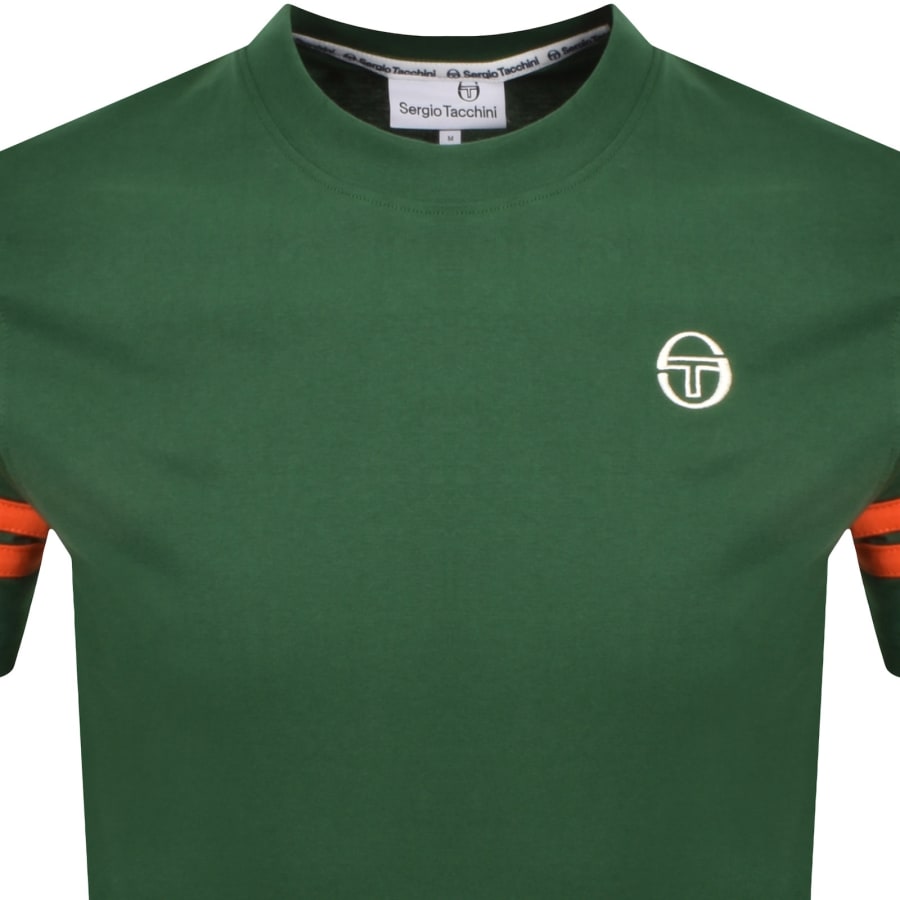 Image number 2 for Sergio Tacchini Grello T Shirt Green