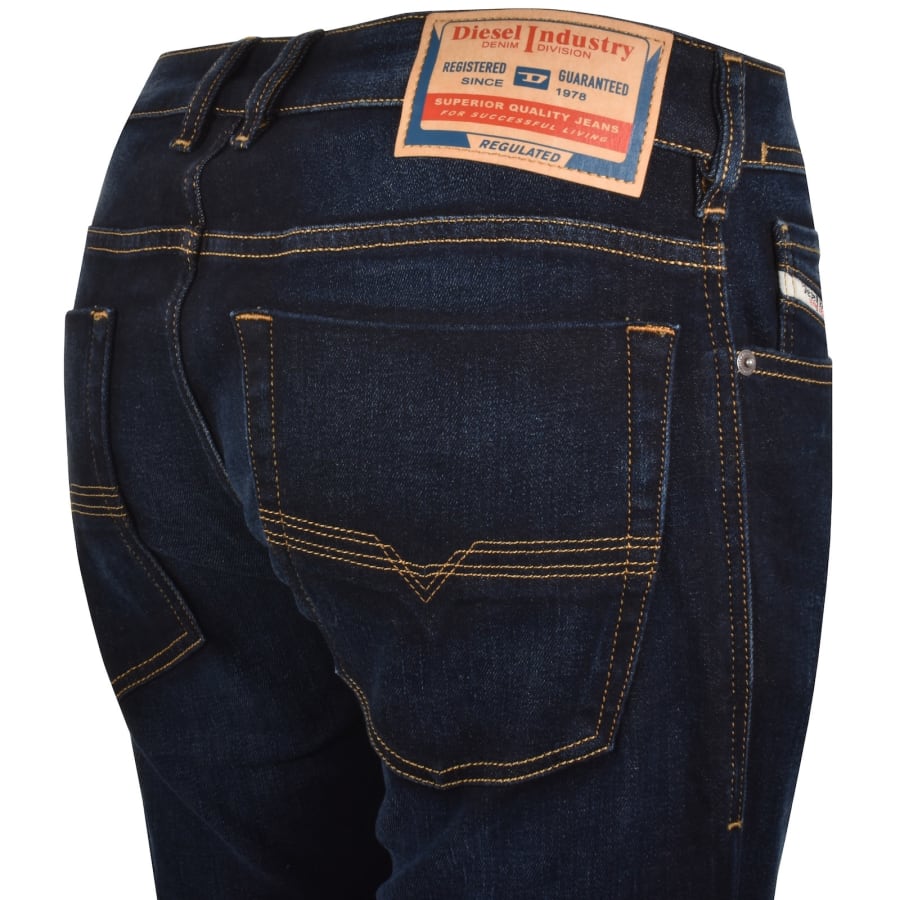 Image number 4 for Diesel Skinny Bootcut 2007 Zatiny Jeans Dark Blue