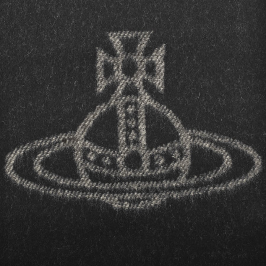 Image number 2 for Vivienne Westwood Logo Scarf Black