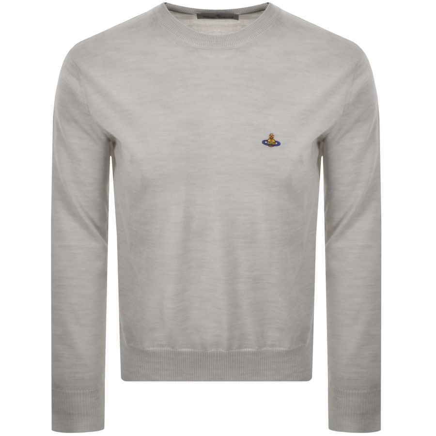 Image number 1 for Vivienne Westwood Alex Round Neck Jumper Grey