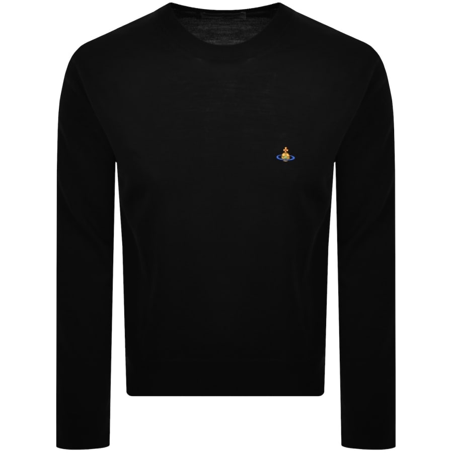 Image number 1 for Vivienne Westwood Alex Round Neck Jumper Black