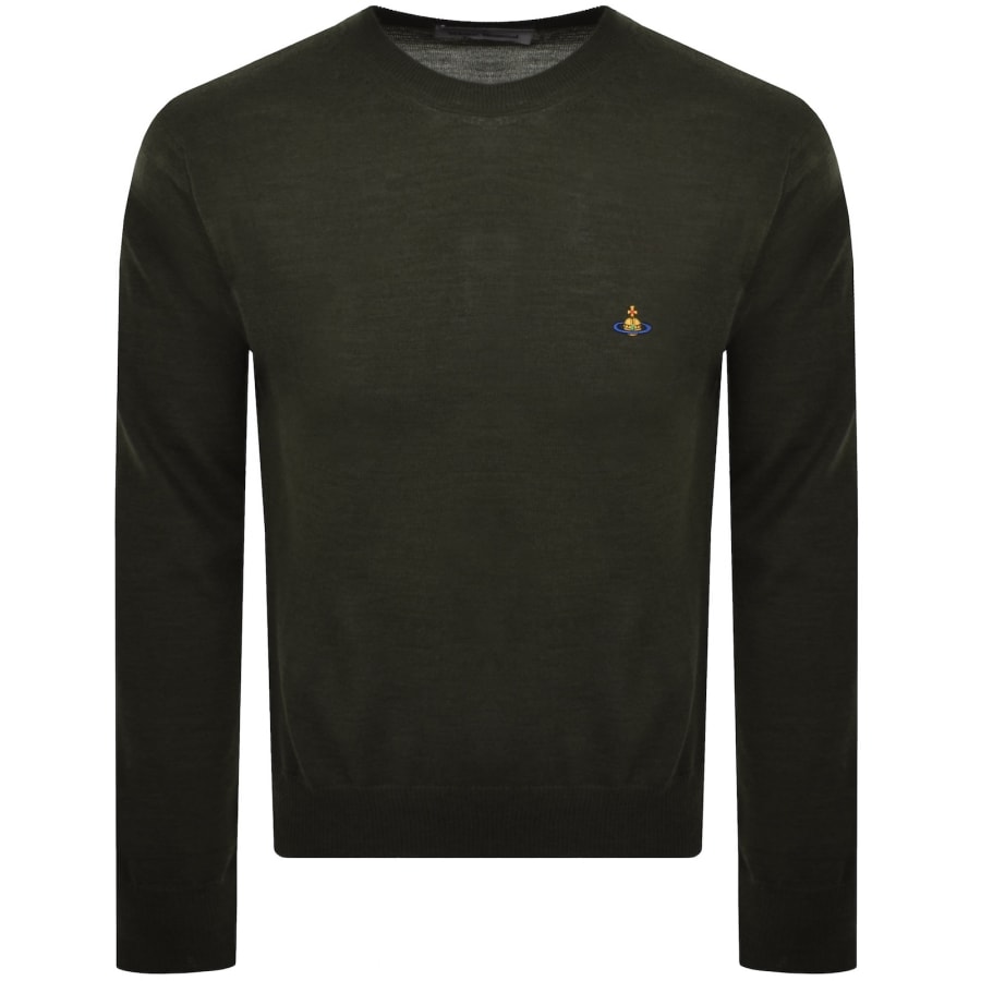 Image number 1 for Vivienne Westwood Alex Round Neck Jumper Green