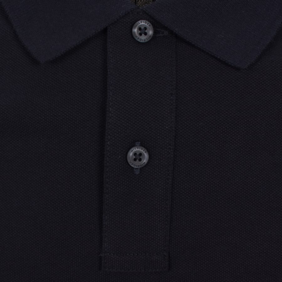 Image number 4 for Tommy Hilfiger Blocking Polo T Shirt Navy