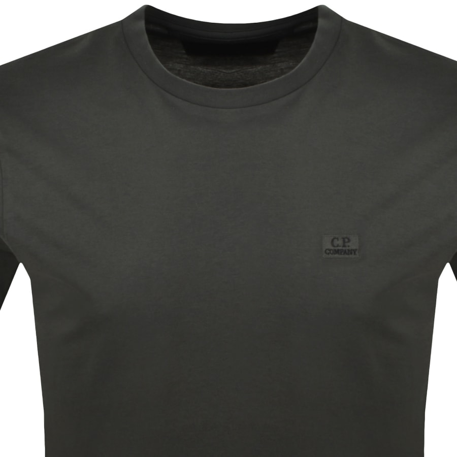 Image number 2 for CP Company Logo T Shirt Dark Shadow Grey