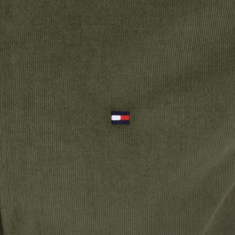 Image number 3 for Tommy Hilfiger Corduroy Shirt Green