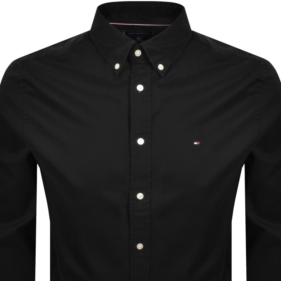 Image number 2 for Tommy Hilfiger Flannel Shirt Black